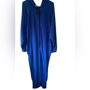 Forever Lazy Blue Onesie Sz LXL